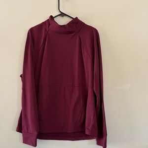 Burgundy Long Sleeve Pullover